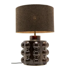 Design tafellamp bruin boucle - Kare Design Calamaro