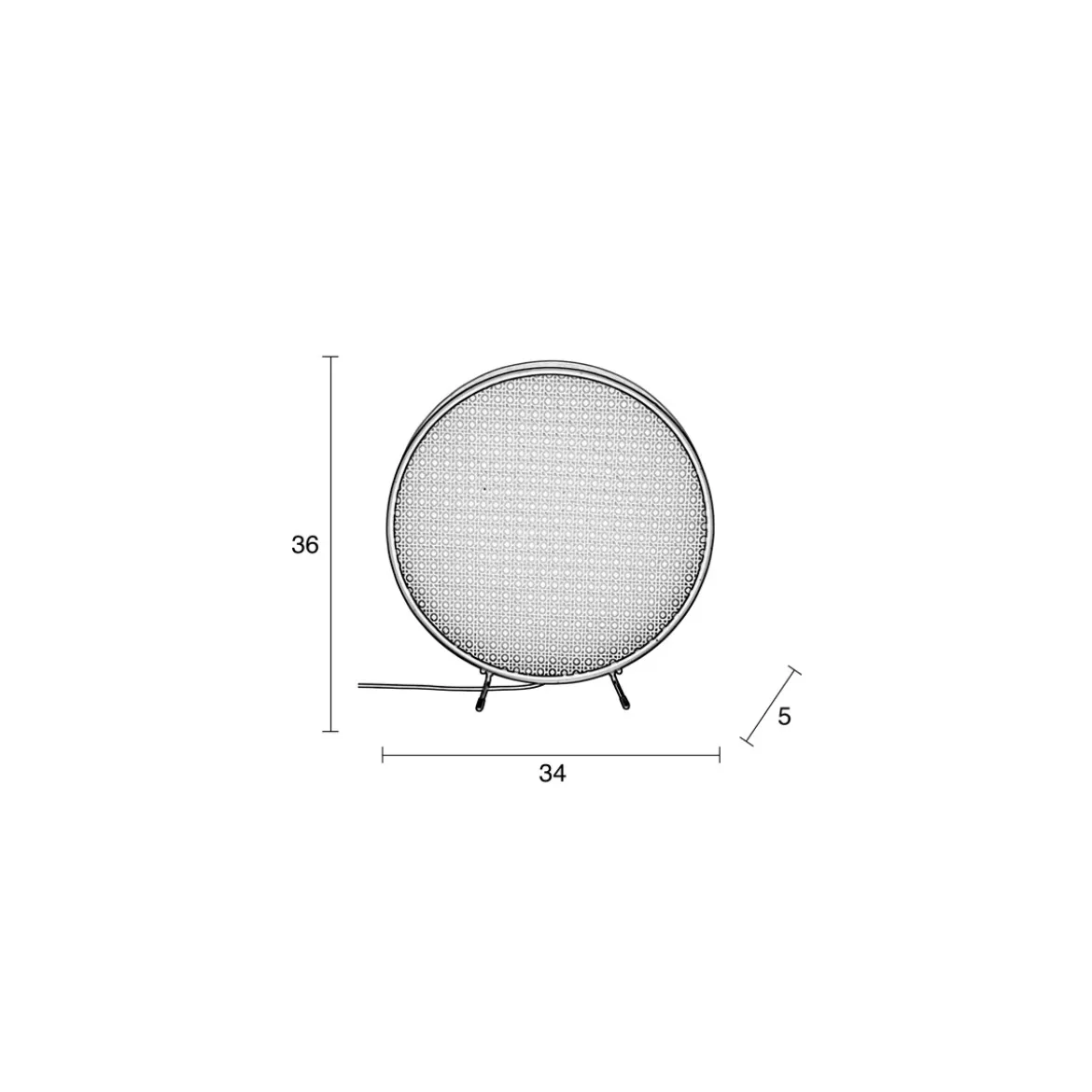 Design tafellamp met webbing - Zuiver Sien