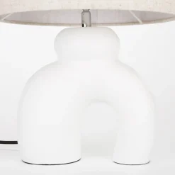 Design tafellamp organisch wit - Zuiver Bibi