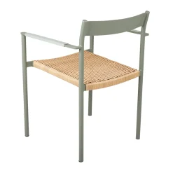Design tuinstoel aluminium rotan - Brafab DK