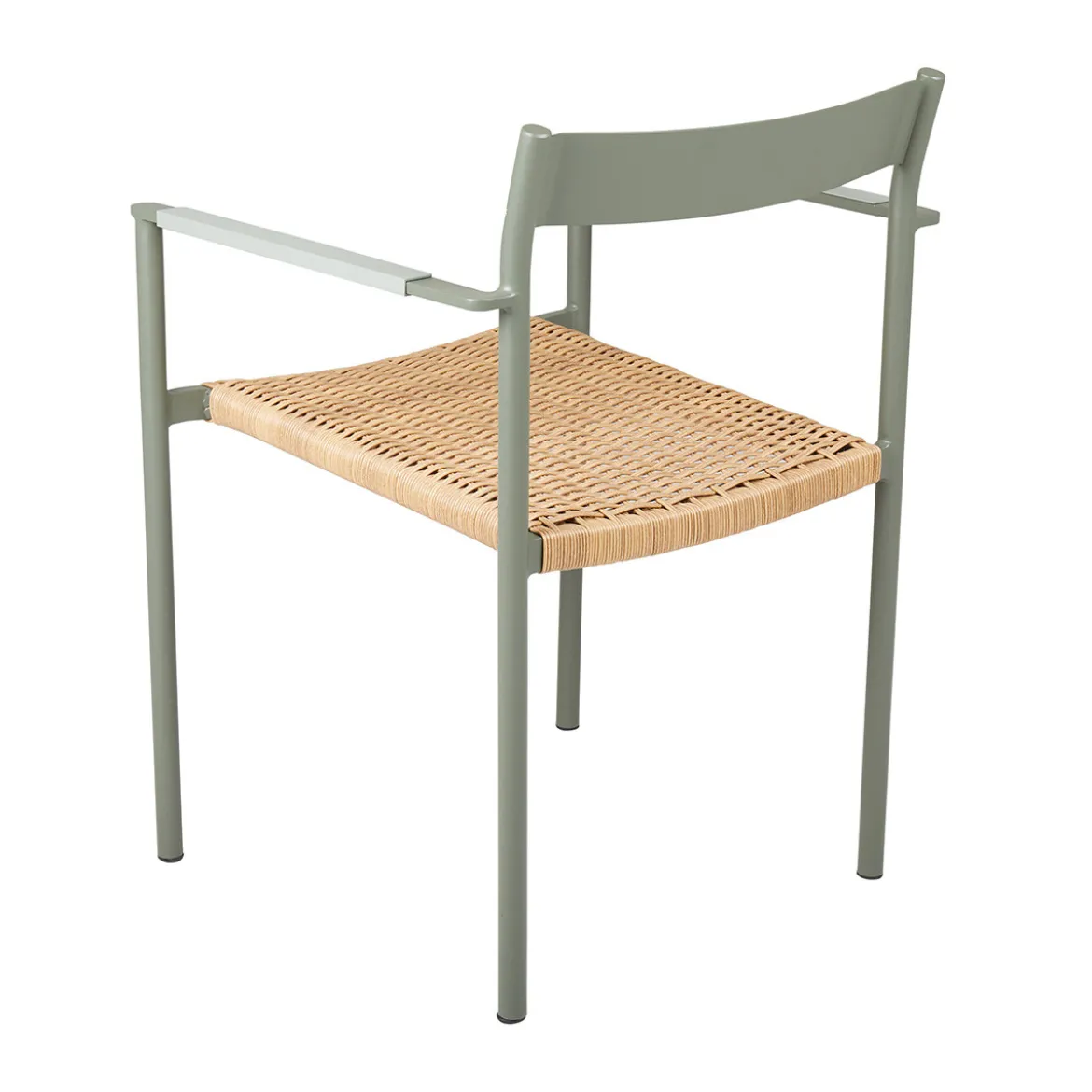 Design tuinstoel aluminium rotan - Brafab DK