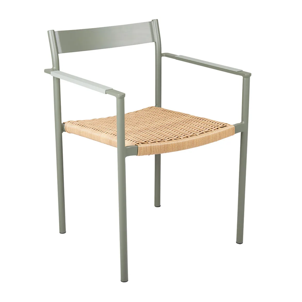 Design tuinstoel aluminium rotan - Brafab DK