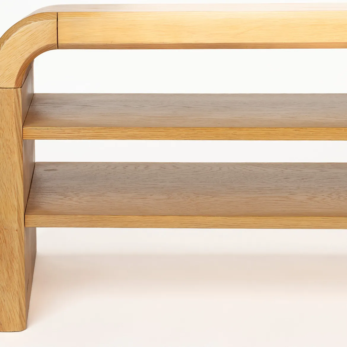 Design tv-meubel gebogen eiken - Zuiver Brave