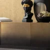 Design tv-meubel zwart met goud - Kare Design Prezioso