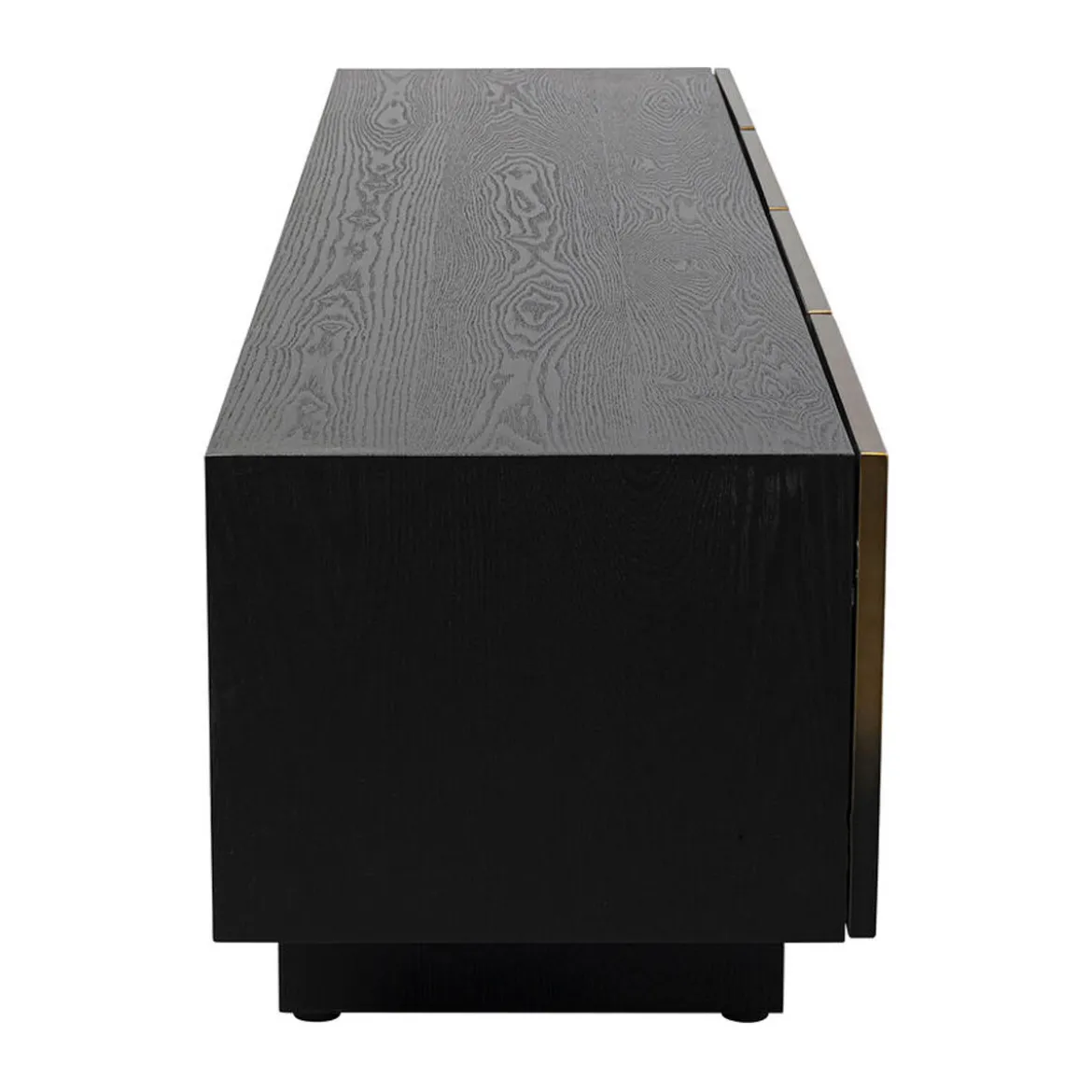 Design tv-meubel zwart met goud - Kare Design Prezioso