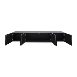 Design tv-meubel zwart met goud - Kare Design Prezioso