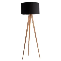 Design vloerlamp driepoot - Zuiver Tripod Wood
