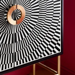Design wandkast zwart-wit - Kare Design Electro