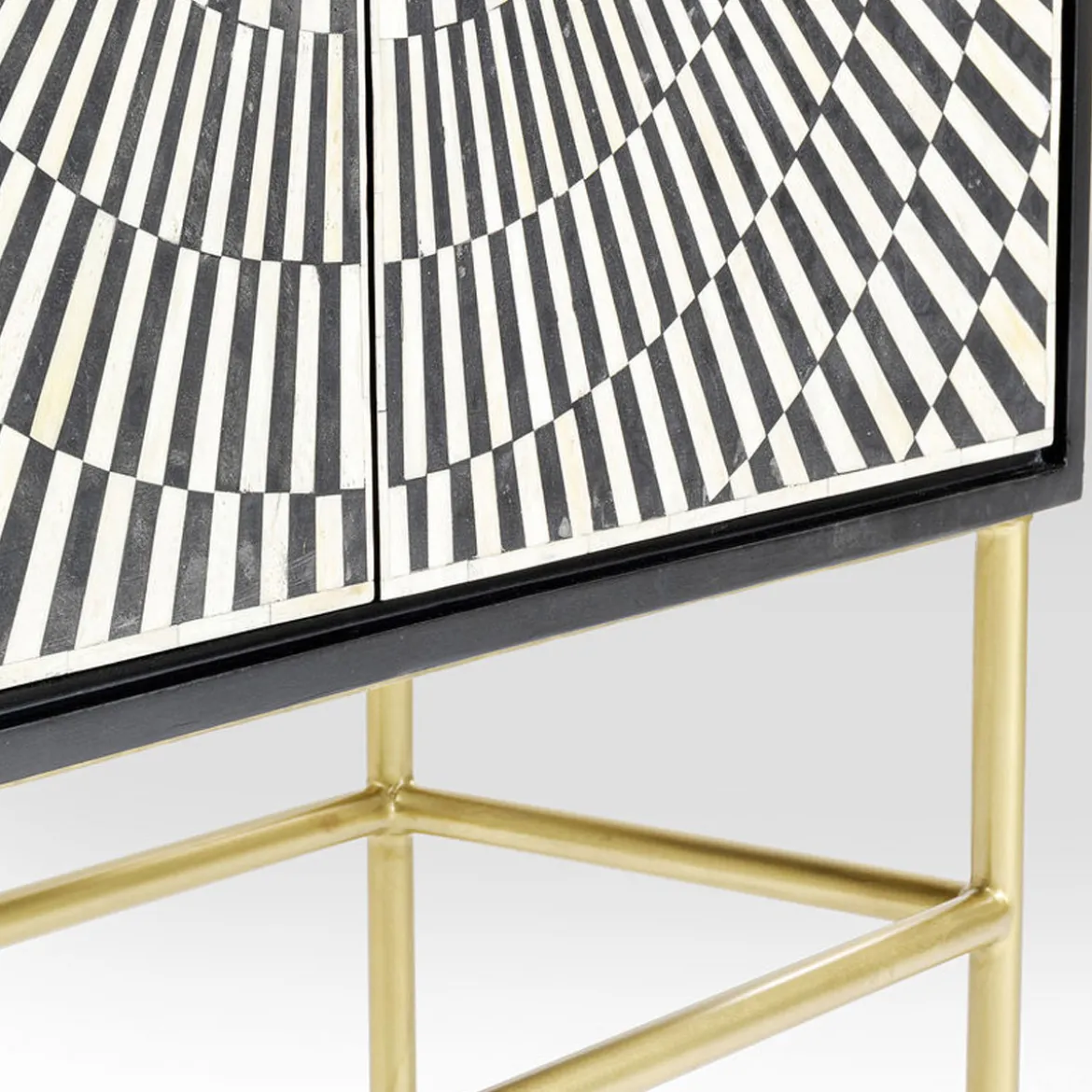 Design wandkast zwart-wit - Kare Design Electro
