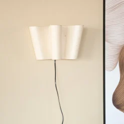 Design wandlamp handgemaakt papier - By-Boo Meander