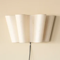 Design wandlamp handgemaakt papier - By-Boo Meander
