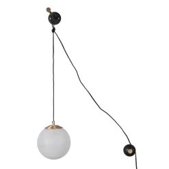 Design wandlamp matglas - Dutchbone Bulan