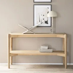 Design wandtafel licht eiken hout - Eleonora Selbu