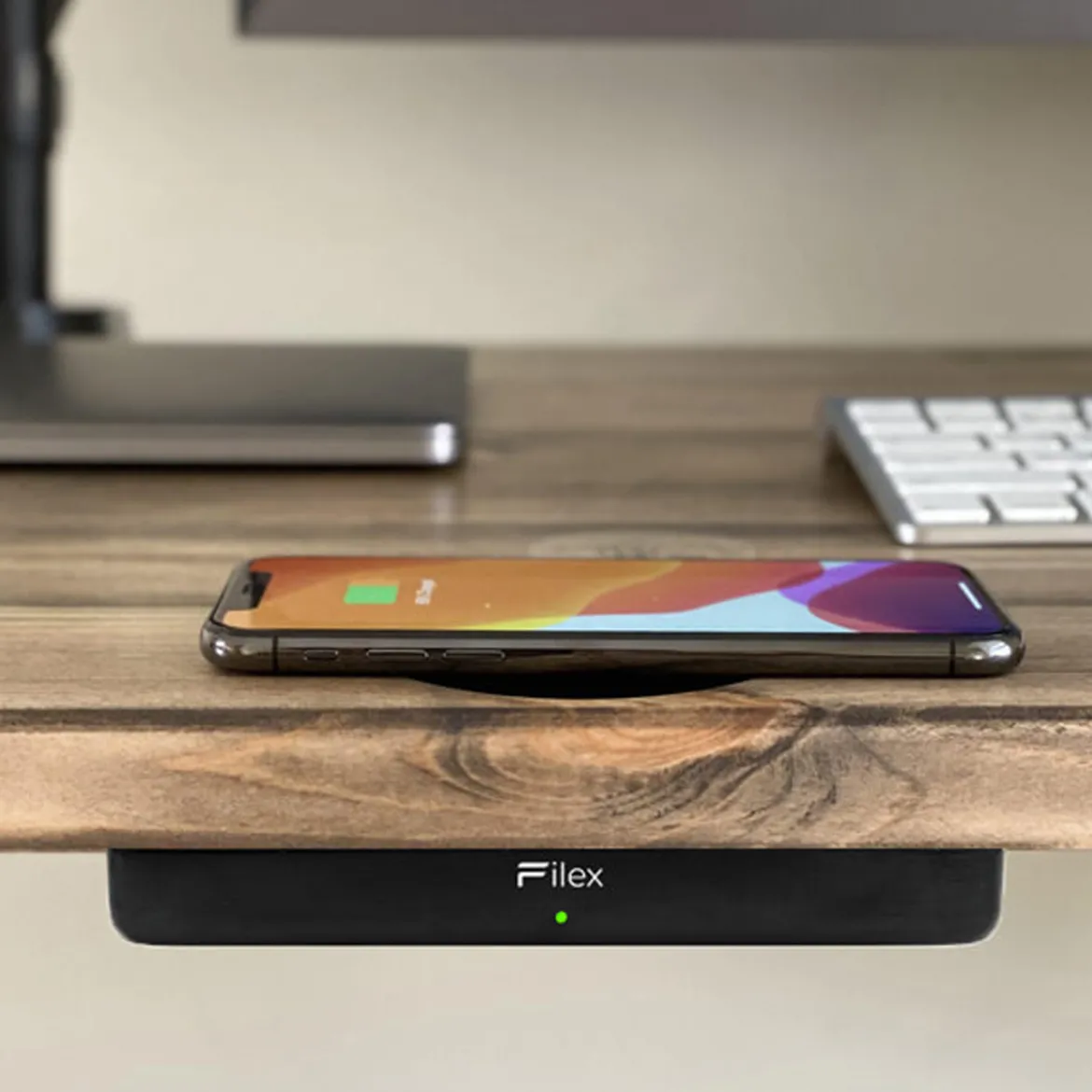 Draadloze oplader onder bureaublad - Lavis Hidden Phone Charger