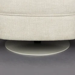 Draaibaar fauteuil beige - Dutchbone Flower