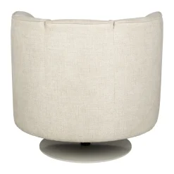 Draaibaar fauteuil beige - Dutchbone Flower