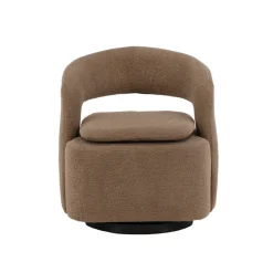 Draaibare fauteuil met open rug - Lavis Laurel