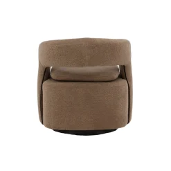 Draaibare fauteuil met open rug - Lavis Laurel