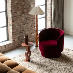 Draaibare fauteuil velvet - Dutchbone Dorothy