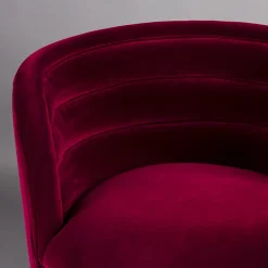 Draaibare fauteuil velvet - Dutchbone Dorothy