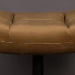 Draaibare hocker fluweel - Dutchbone Bar