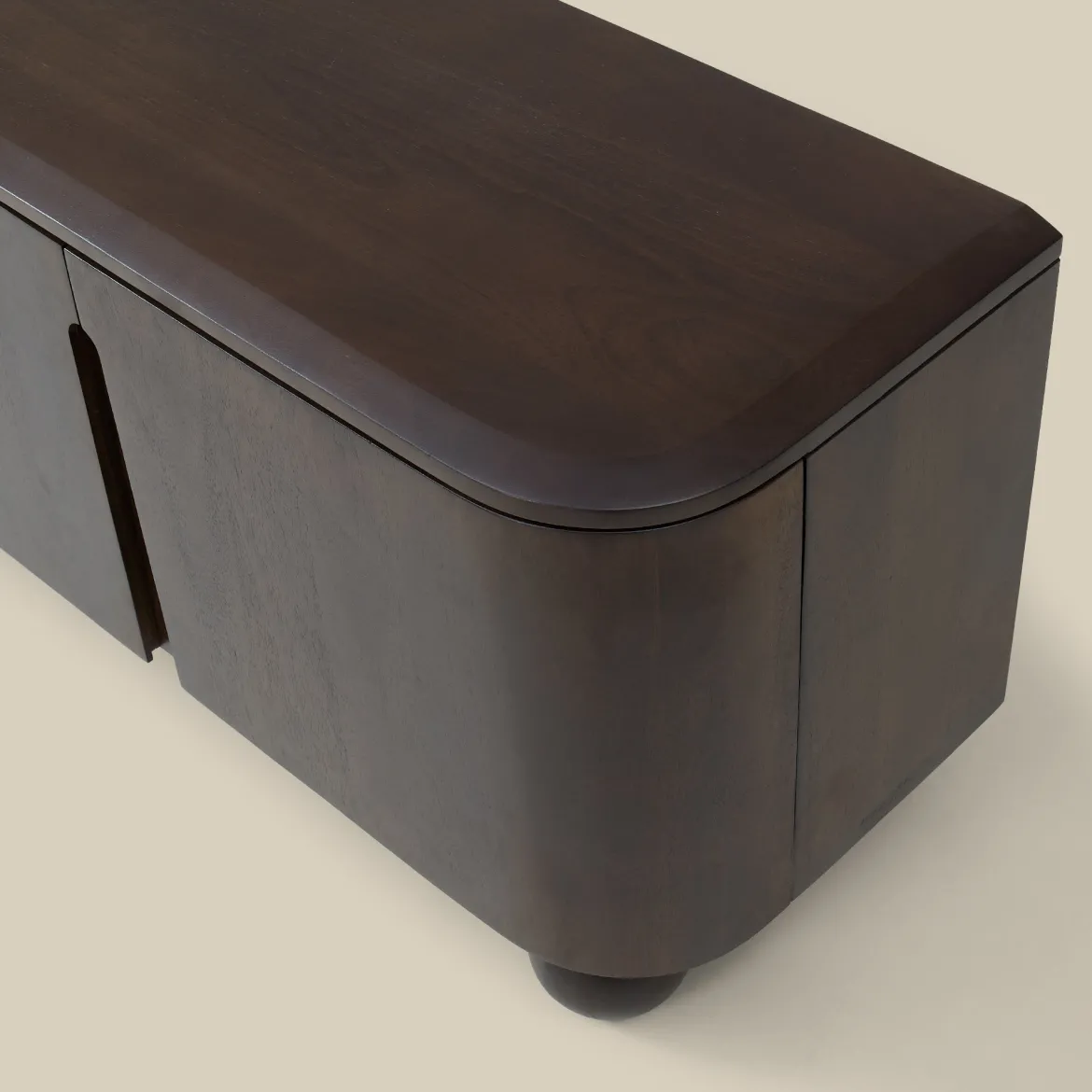 Dressoir hout met bolpoten - Bodio Dakota