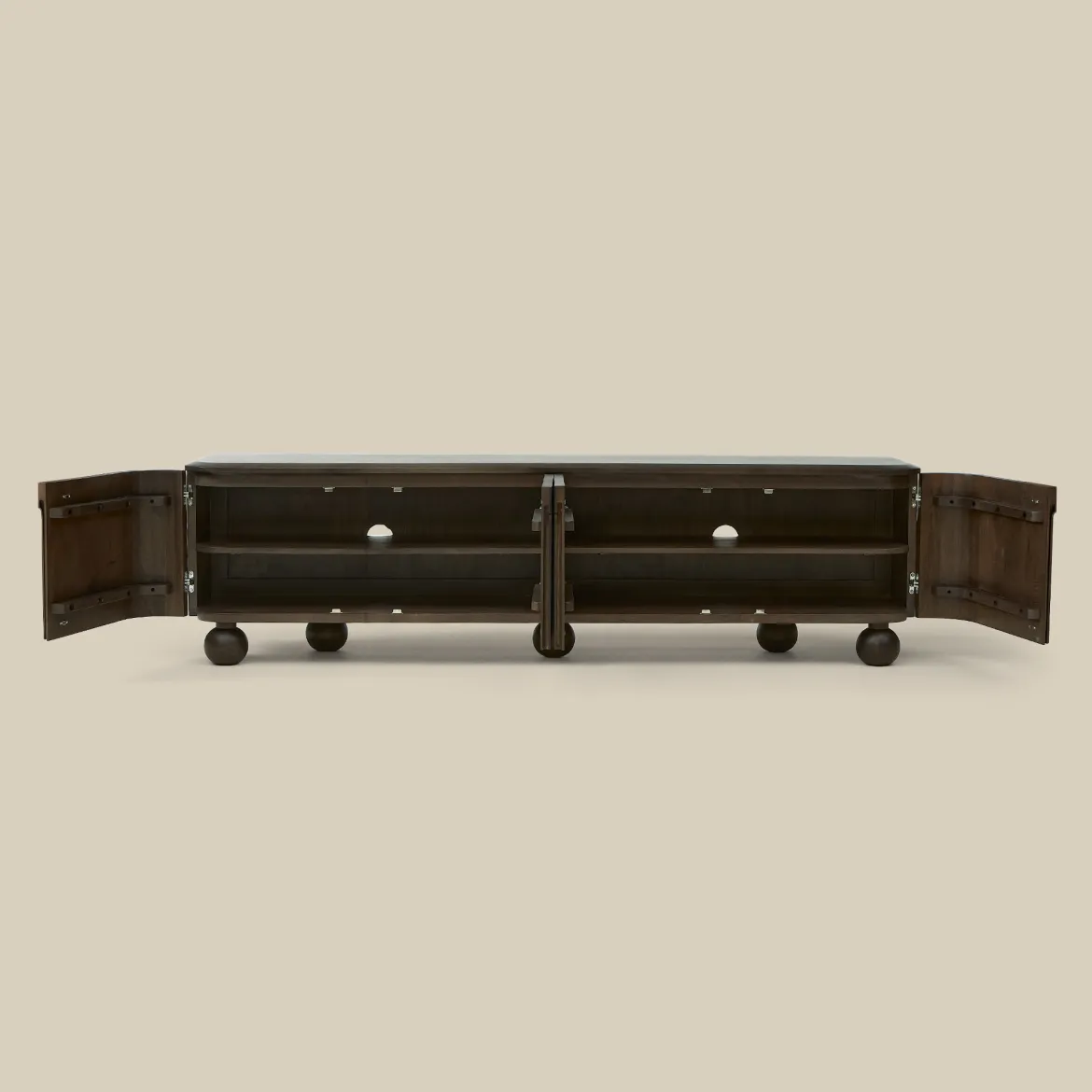 Dressoir hout met bolpoten - Bodio Dakota