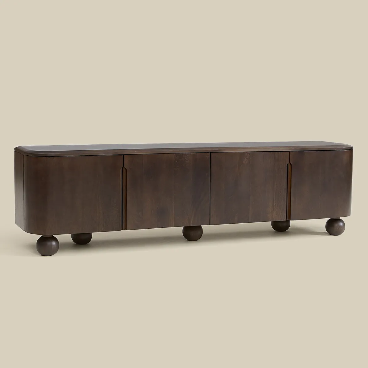 Dressoir hout met bolpoten - Bodio Dakota