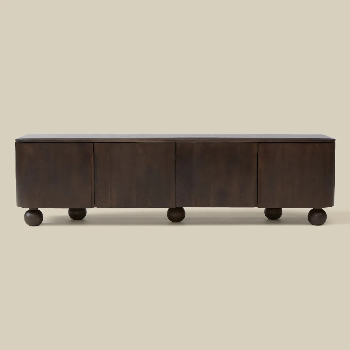 Dressoir hout met bolpoten - Bodio Dakota