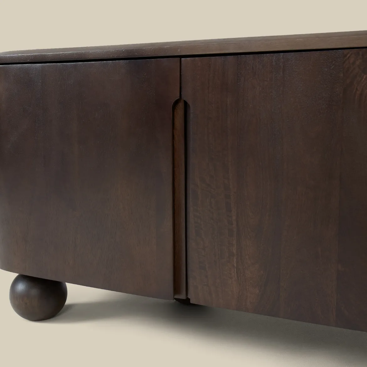 Dressoir hout met bolpoten - Bodio Dakota