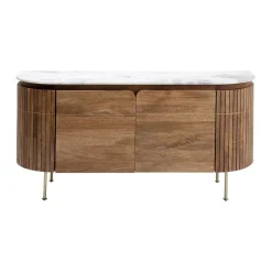 Dressoir mangohout en marmer - Kare Design Grace