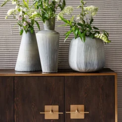 Dressoir messing en donker hout - Kare Design Osaka