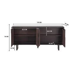 Dressoir met organisch patroon - Bodio Koto