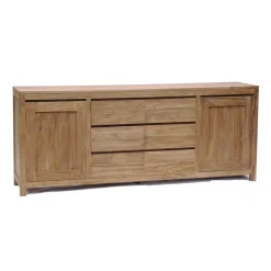 Dressoir teak onbehandeld 220 cm - Tower Living Corona