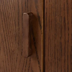 Dressoir walnoot en travertin - Dutchbone Arda