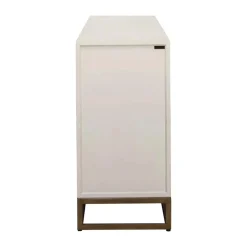 Dressoir wit hout met messing - Richmond Interiors Whitebone