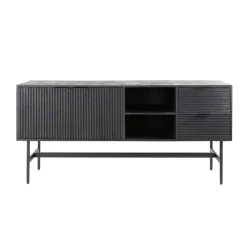 Dressoir zwart mangohout - Giani Marina