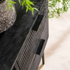Dressoir zwart mangohout - Giani Marina