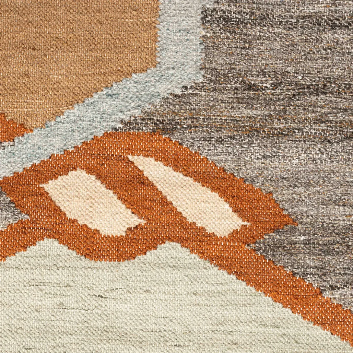 Duurzaam vloerkleed met aardse kleuren - Zuiver Saigon