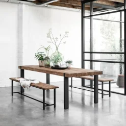 Eetkamerbank Teakhout - DTP Home Timeless Beam