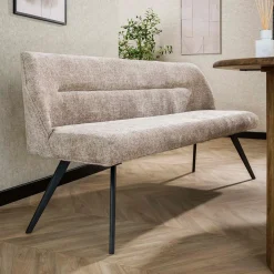 Eetkamerbank zachte stof - Giani Pull