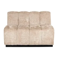 Eetkamerbank zachte stof lovely beige - Richmond Interiors Hillpark