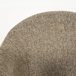 Eetkamerstoel met eiken poten draaibaar - Eleonora Connor Natural