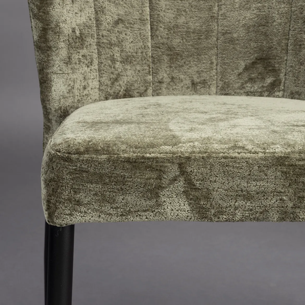 Eetkamerstoel vintage velvet - Dutchbone Georgia