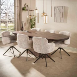 Eettafel deens ovaal 240 cm - Giani Arcadia