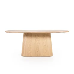 Eettafel deens ovaal eiken fineer - Eleonora Nola