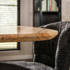 Eettafel driehoek massief acaciahout - Giani Triangle Wood