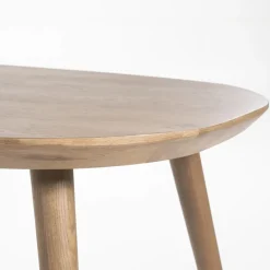 Eettafel gerookt eiken met ronde hoeken - Eleonora Elijah