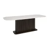 Eettafel marmer en donker hout - Richmond Interiors Mayfield
