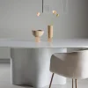 Eettafel met afgeronde hoeken - Lavis Vaddo